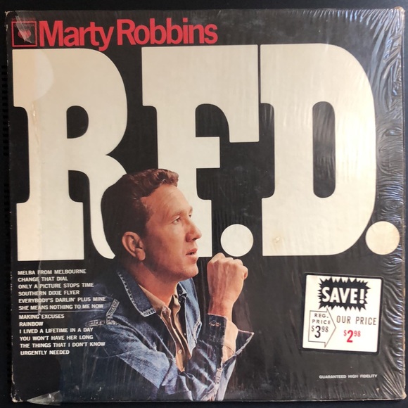 Marty Robbins R.F.D. Vinyl Lp '64 - Picture 1 of 7